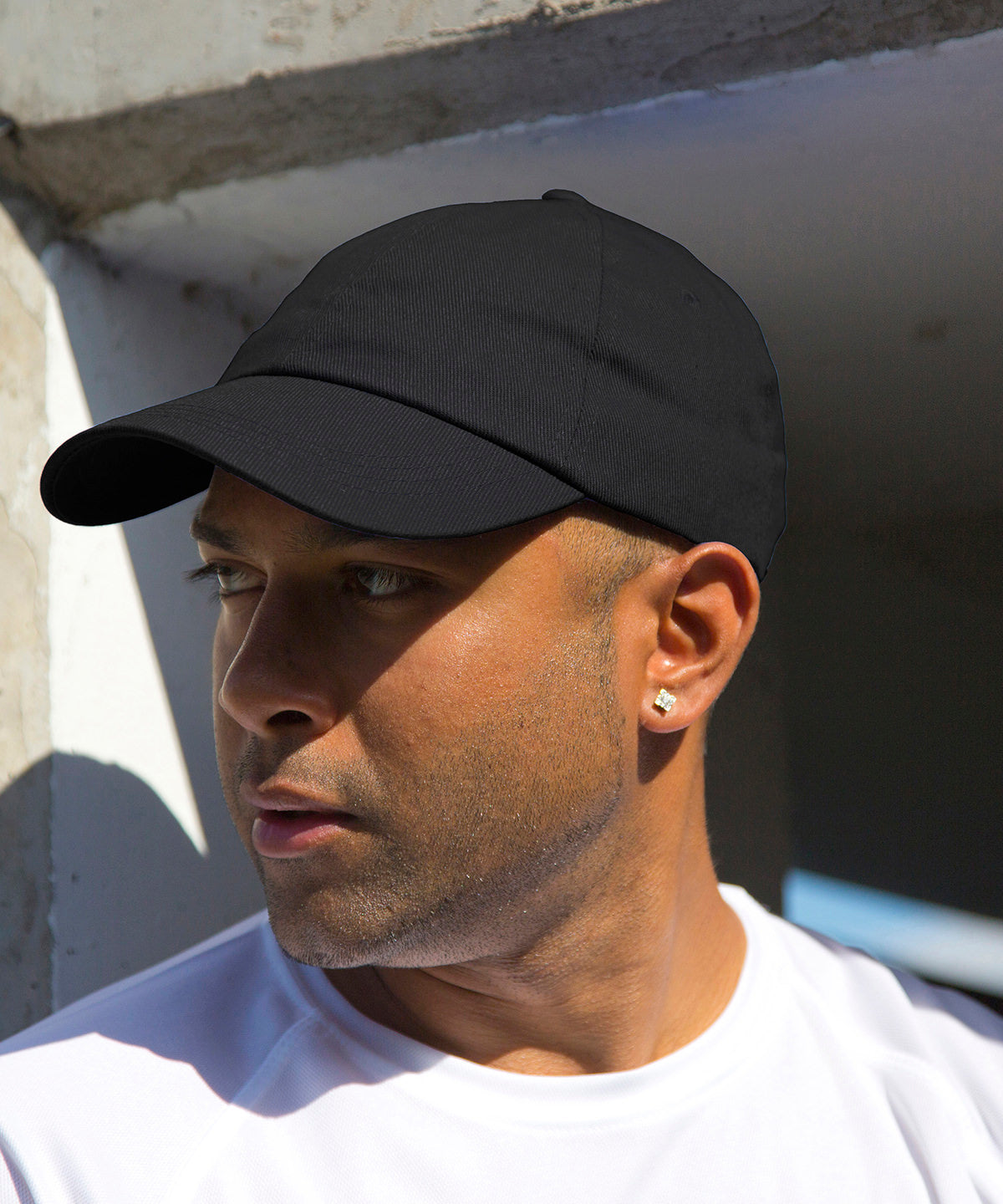 Result Heavy cotton drill pro-style cap RC10X - Black