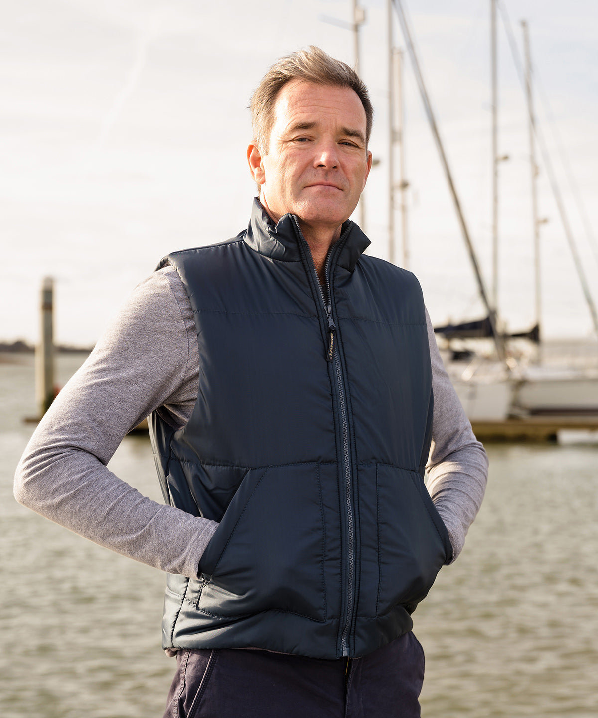 Result Fleece-lined bodywarmer RE44A - Black