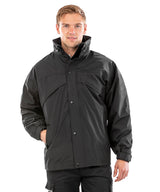 Result 3-in-1 zip and clip jacket RE68A - Black/Black*