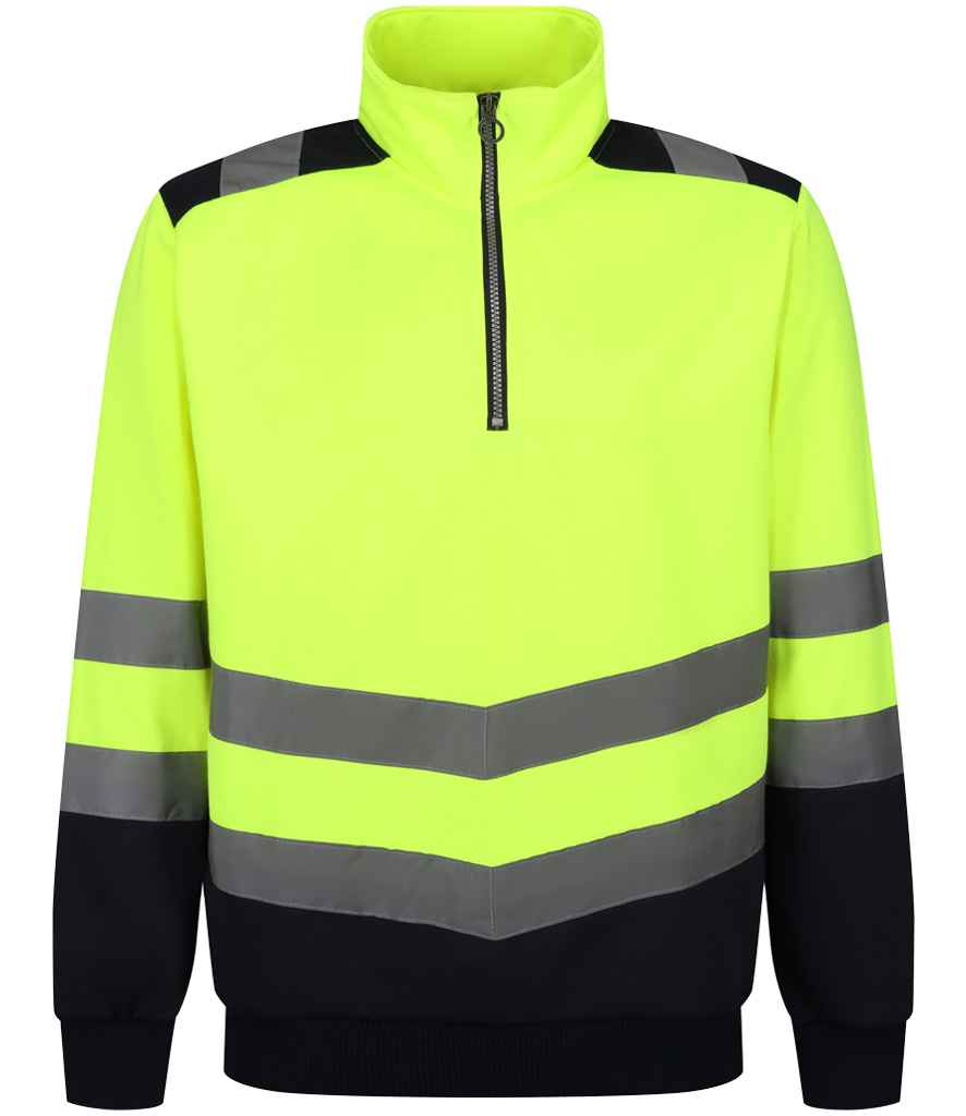 Regatta High Visibility Pro 1/4 Zip Sweatshirt RG460