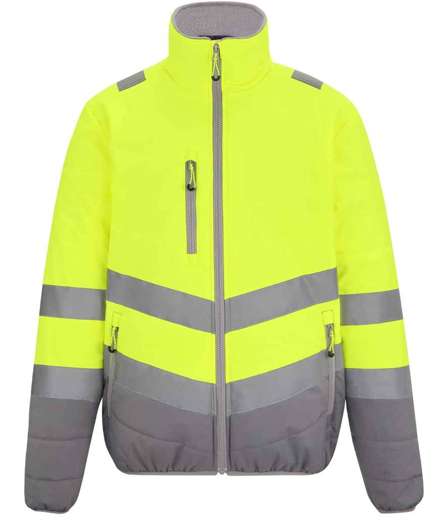 Regatta High Visibility Two Tone Thermal Baffle Jacket RG548