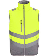 Regatta High Visibility Two Tone Thermal Baffle Bodywarmer RG549