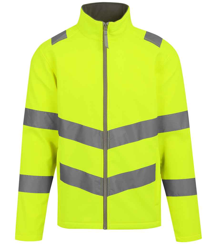 Regatta High Visibility Pro Contract Ablaze Soft Shell Jacket RG557