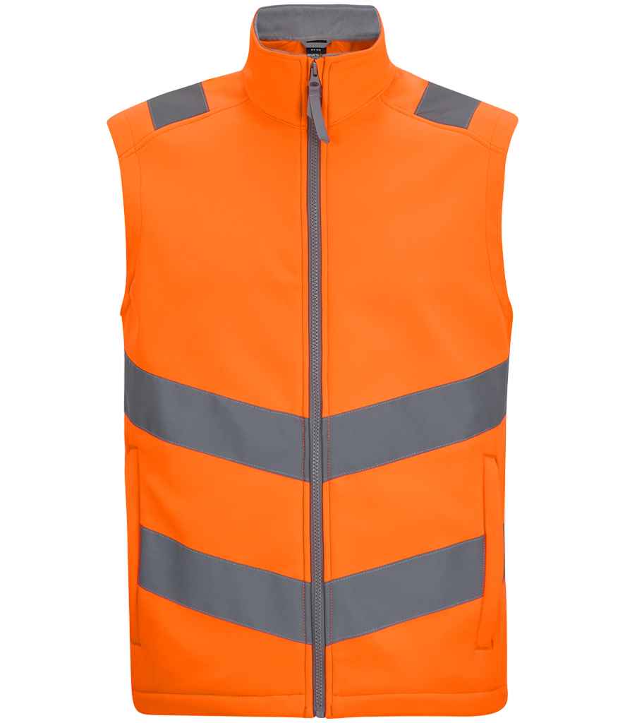 Regatta High Visibility Pro Contract Ablaze Soft Shell Bodywarmer RG560