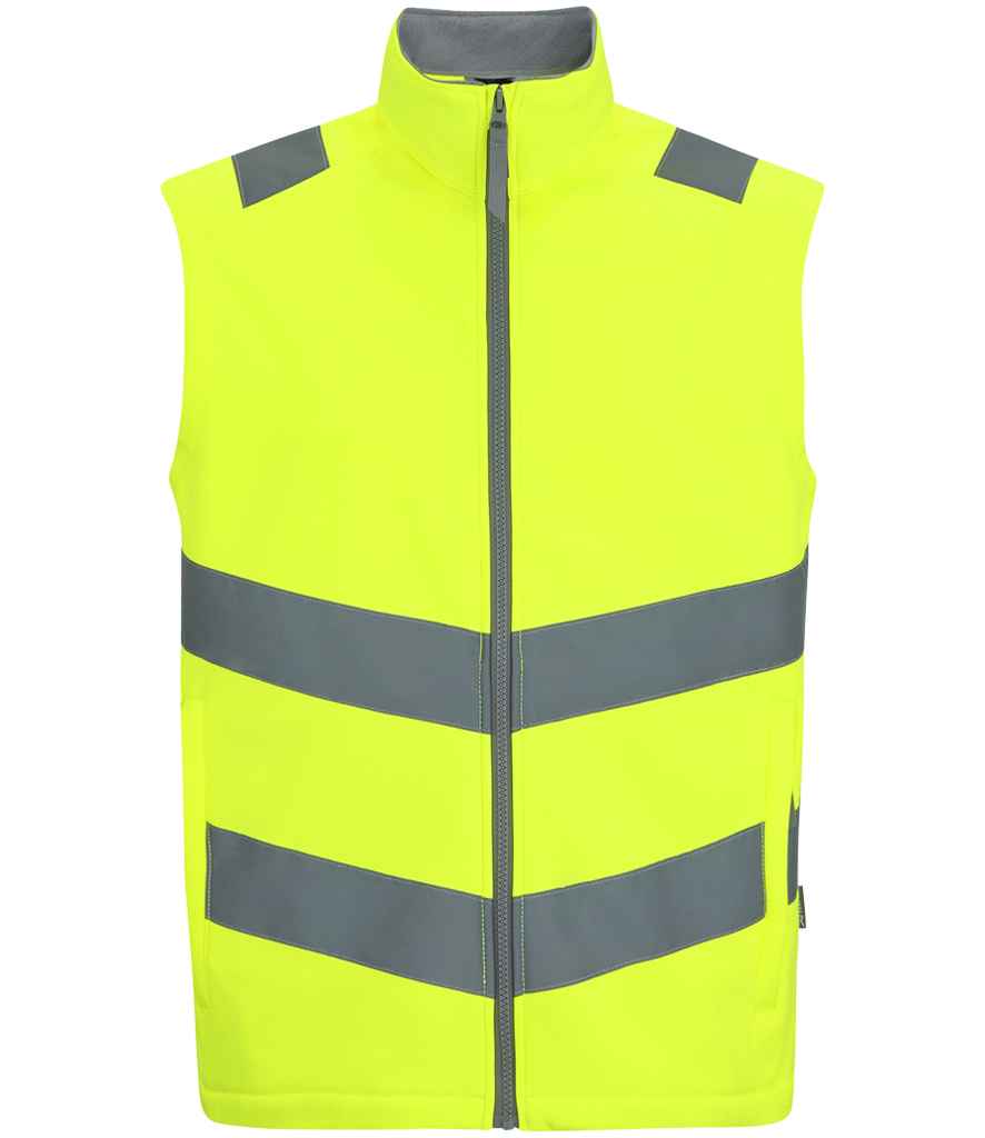 Regatta High Visibility Pro Contract Ablaze Soft Shell Bodywarmer RG560