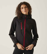 Regatta Ladies Venturer Three Layer Hooded Soft Shell Jacket RG636