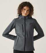 Regatta Ladies Venturer Three Layer Hooded Soft Shell Jacket RG636