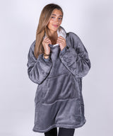 Ribbon - oversized cosy reversible sherpa hoodie