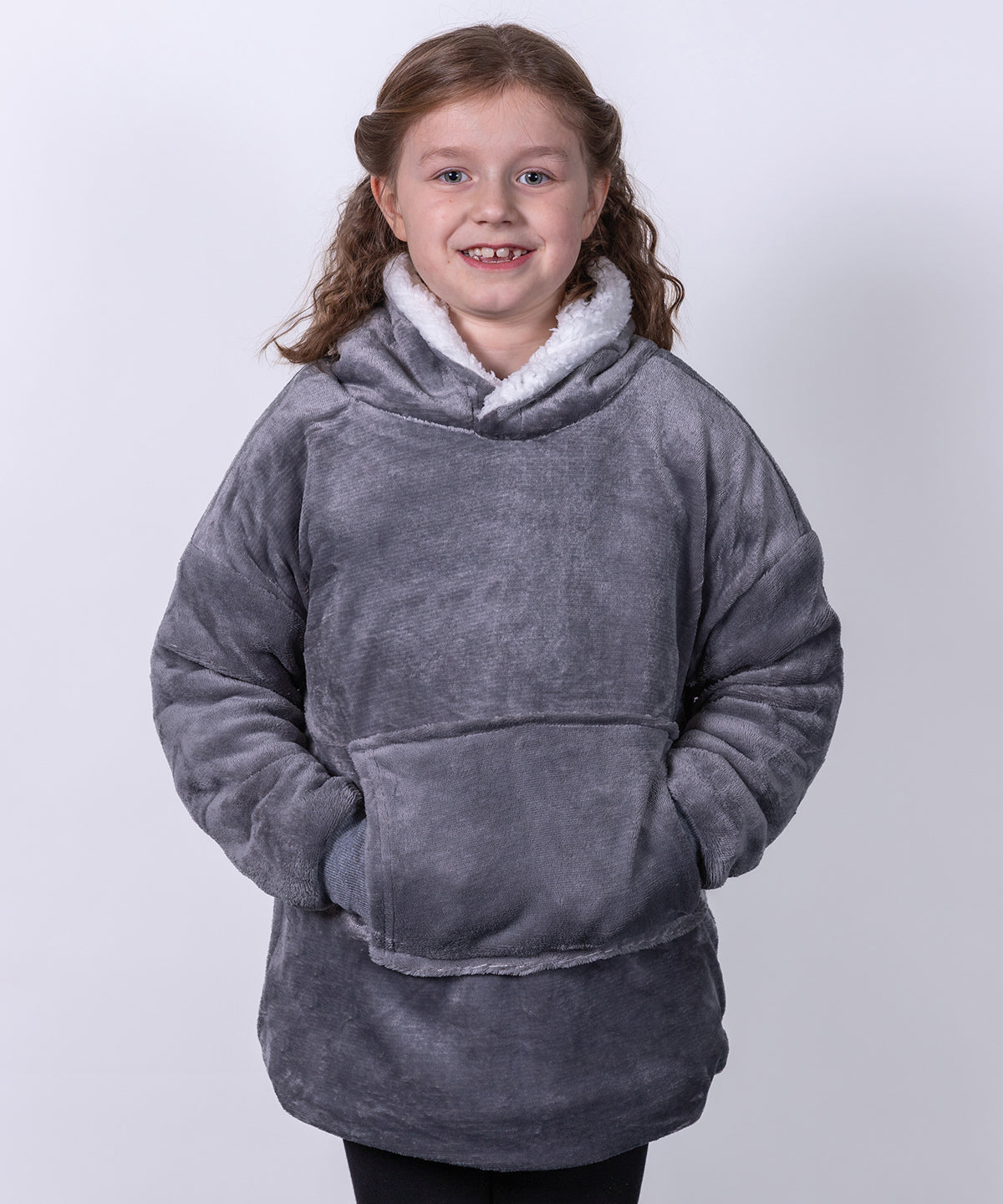 Ribbon - The Kids Ribbon oversized cosy reversible sherpa hoodie