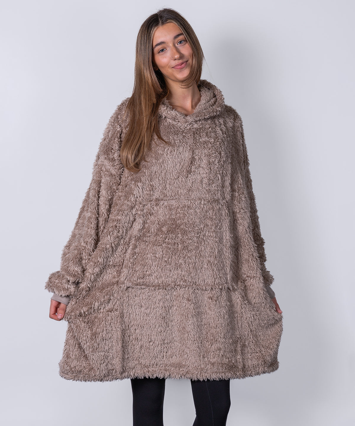 Ribbon - teddy bear fabric hoodie