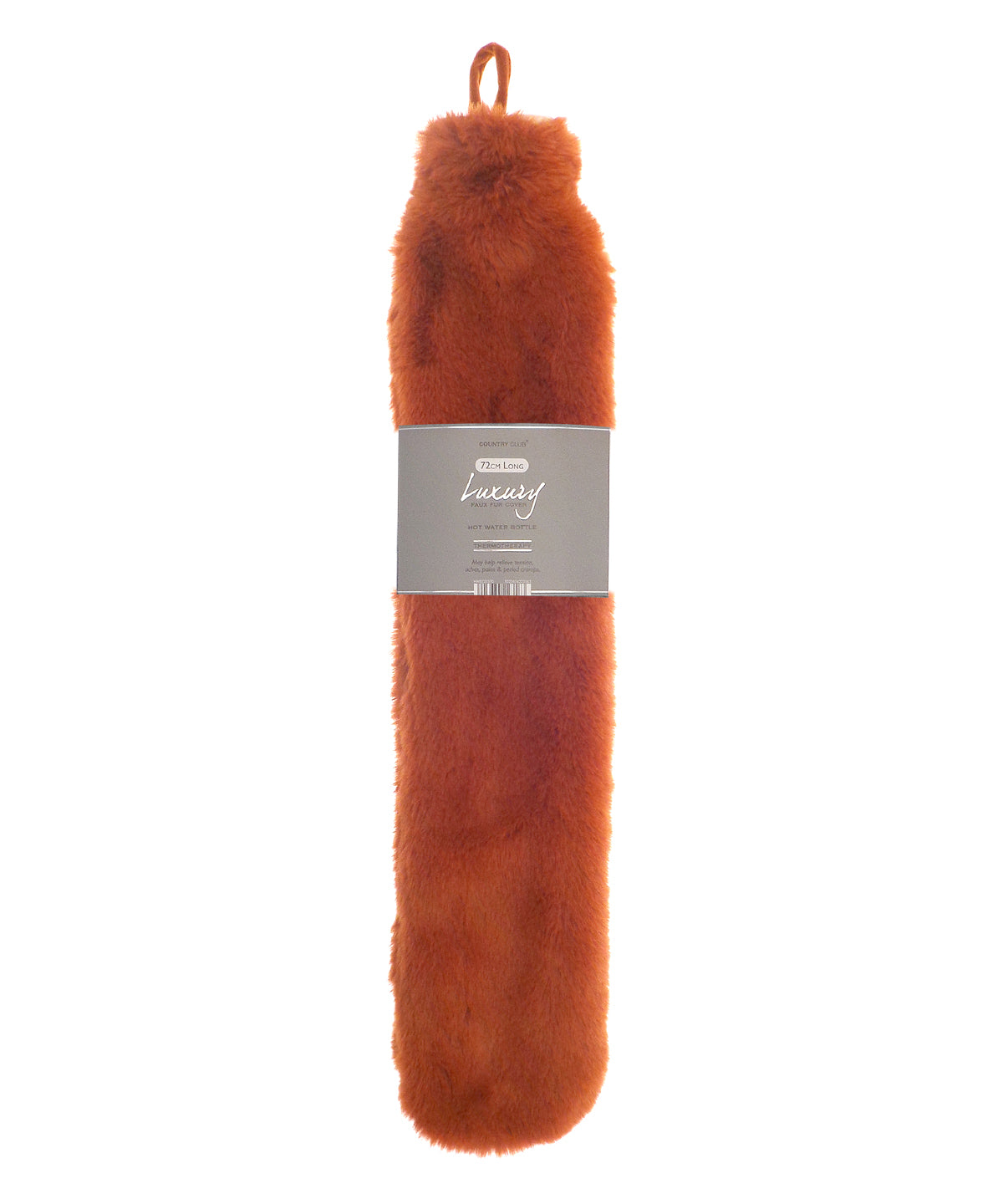 Ribbon - Super luxury faux fur long hot water bottle and cover