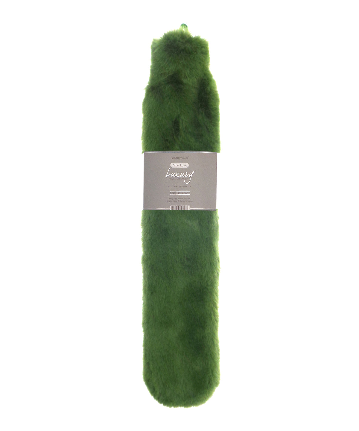 Ribbon - Super luxury faux fur long hot water bottle and cover