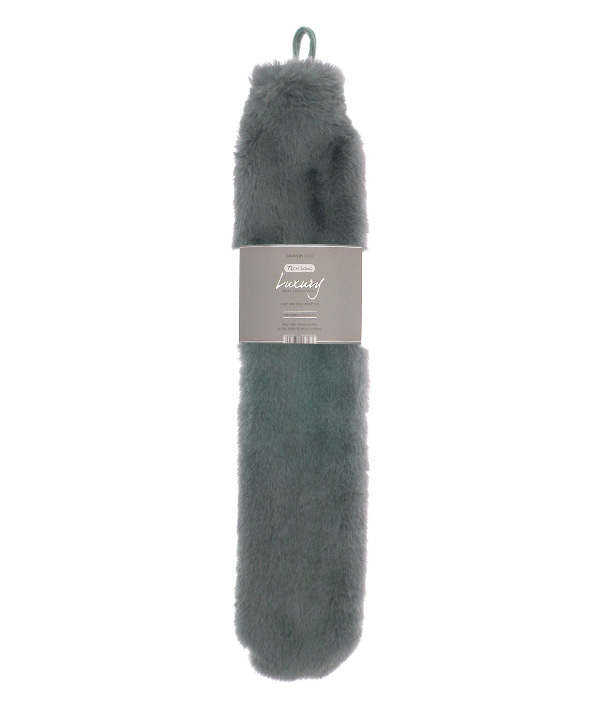 Ribbon - Super luxury faux fur long hot water bottle and cover