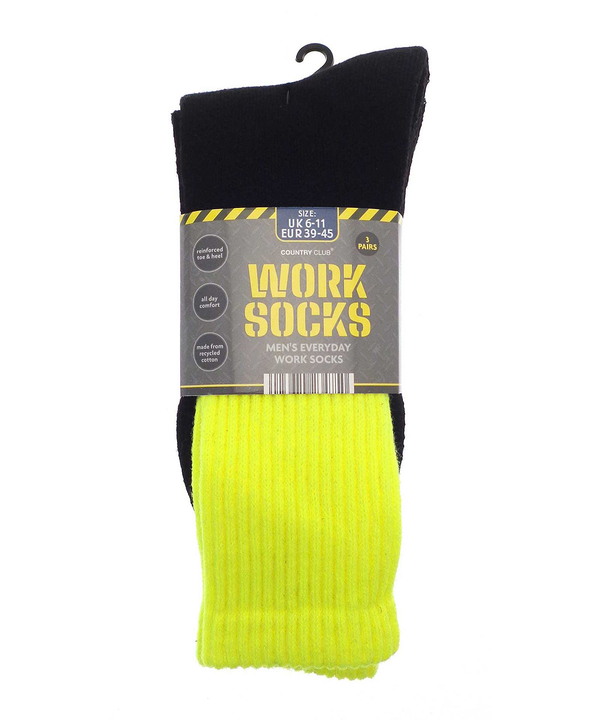 Ribbon - Men’s 3-pack work socks (recycled cotton)