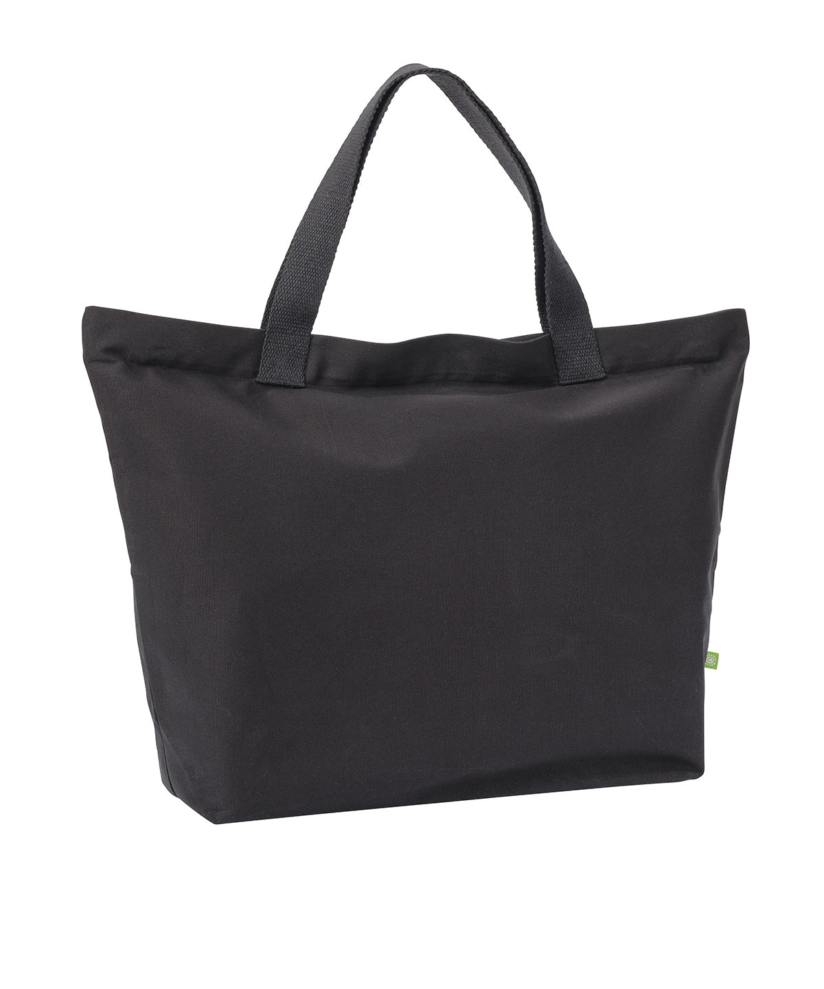 Nutshell - Elba organic canvas premium zip tote - front view