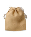 Nutshell - Jute stuff bag - front view