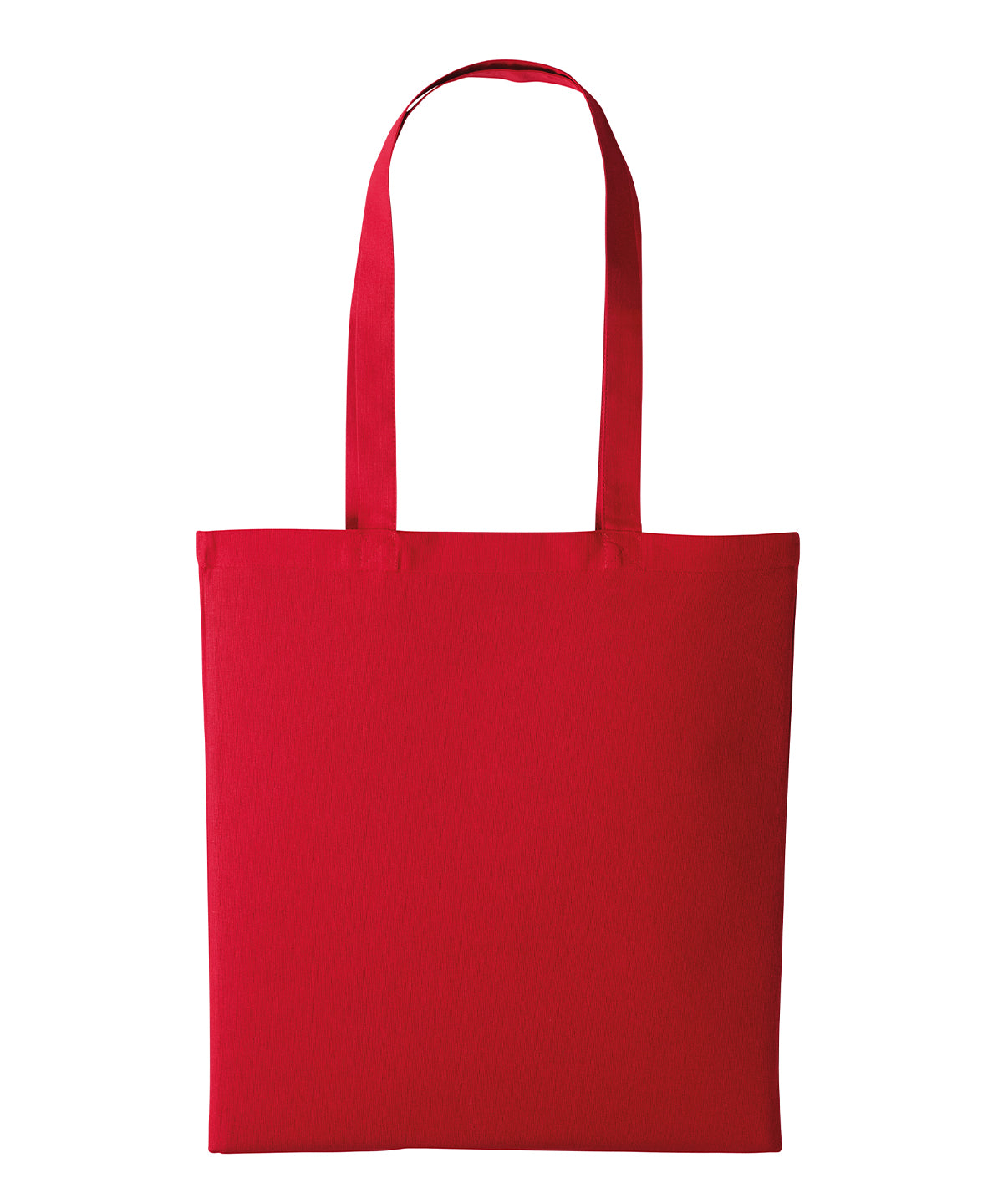 Nutshell - Recycled cotton shopper long handle - front view