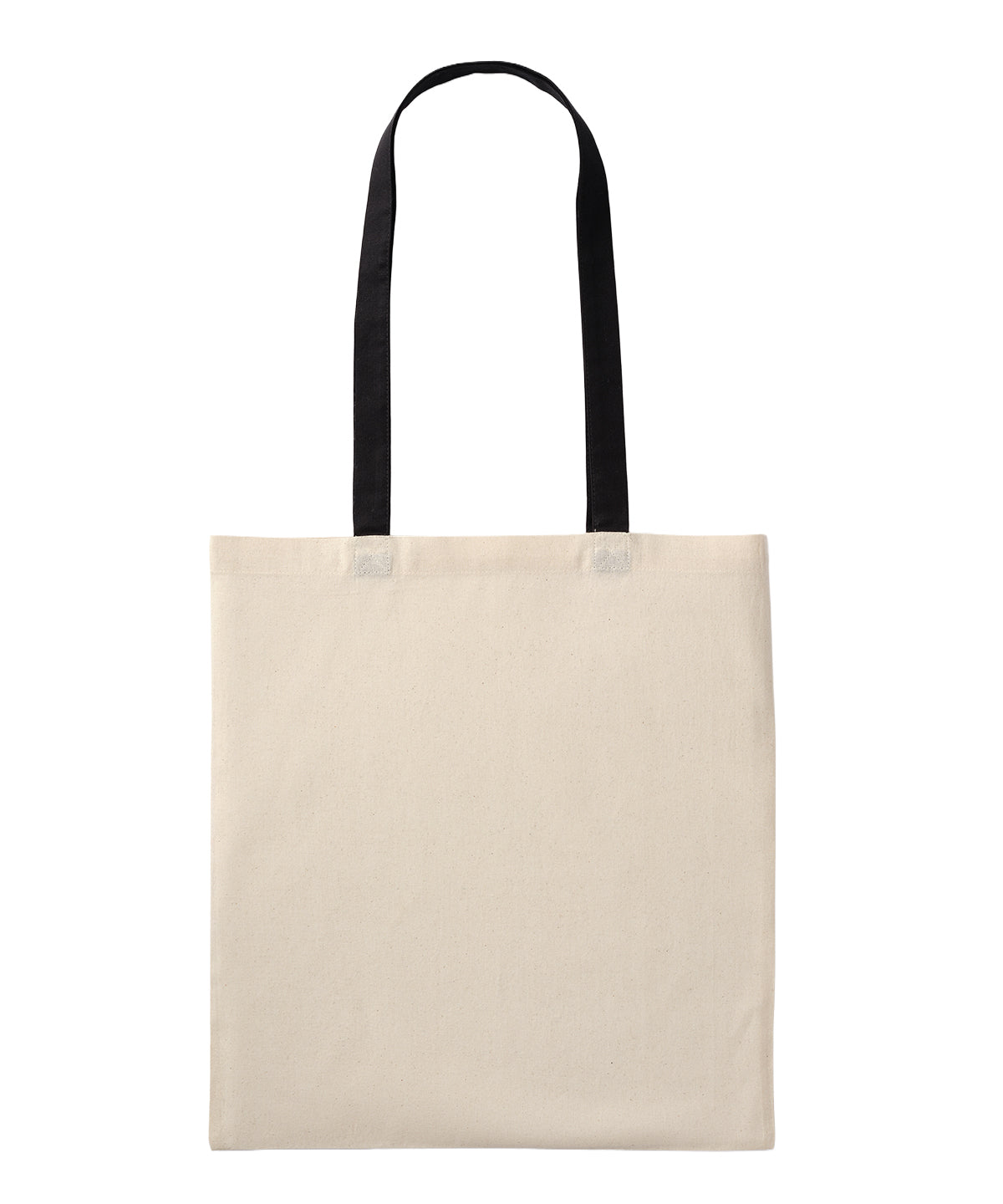 Nutshell - Recycled cotton shopper long handle - front view
