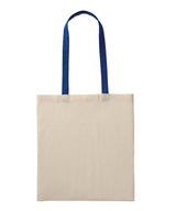 Nutshell - Recycled cotton shopper long handle - front view