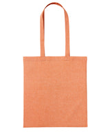 Nutshell - Recycled cotton shopper long handle - front view