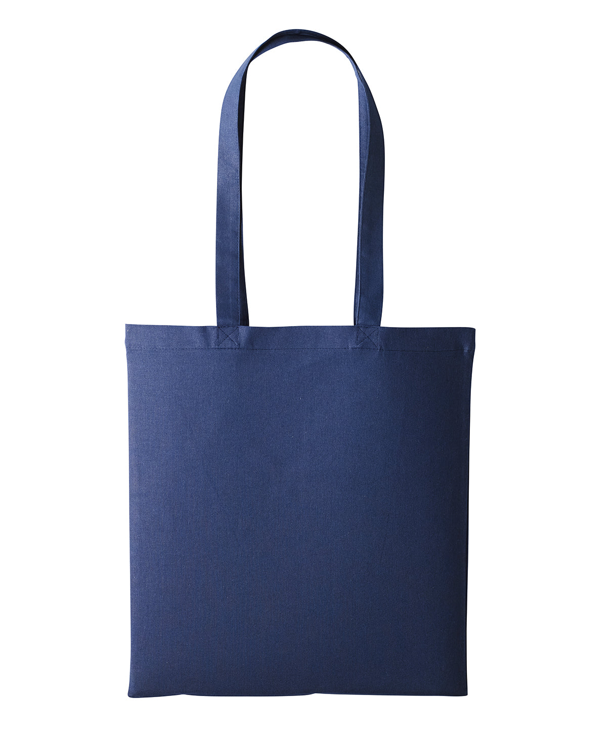 Nutshell - Recycled cotton shopper long handle - front view