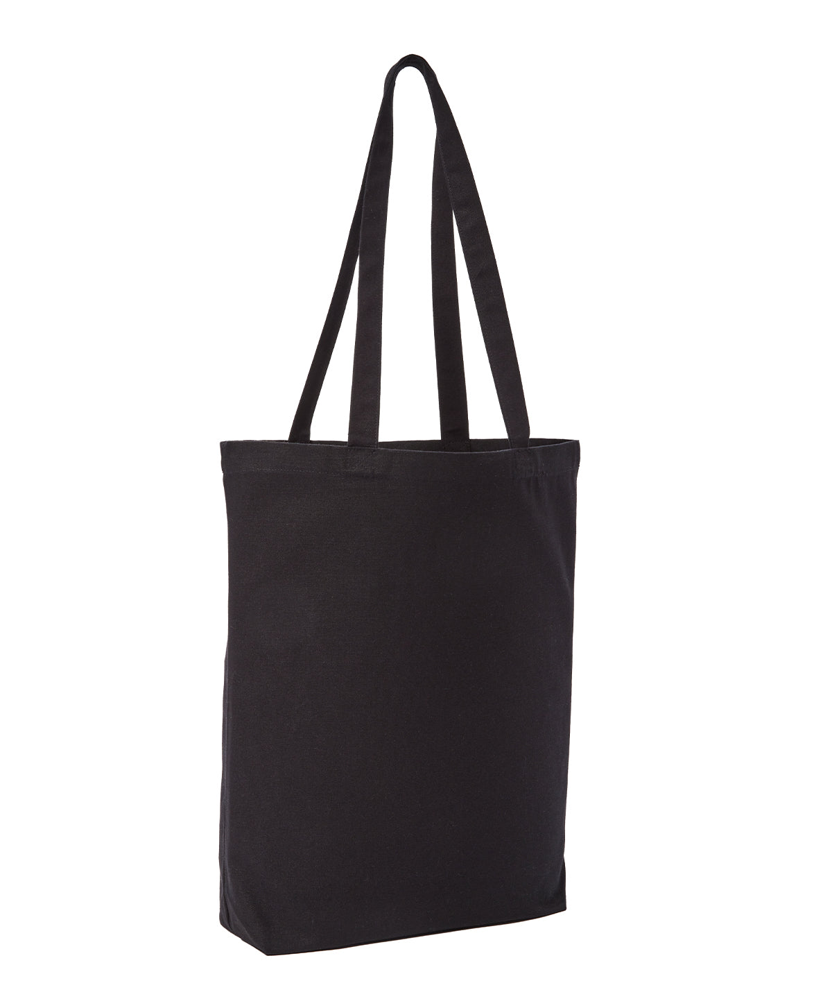 Nutshell - Recycled premium canvas ‘flat base’ shopper - front view