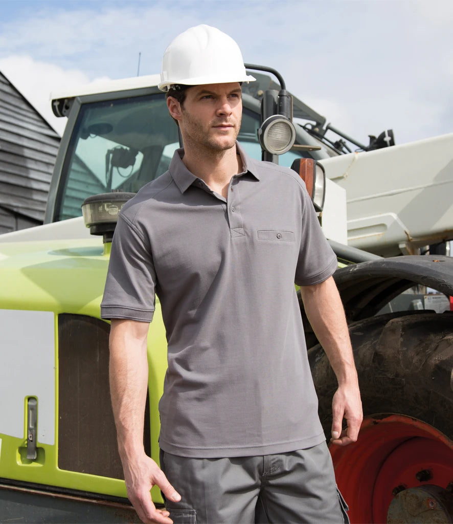Result Work-Guard Apex Pocket Piqué Polo Shirt RS312