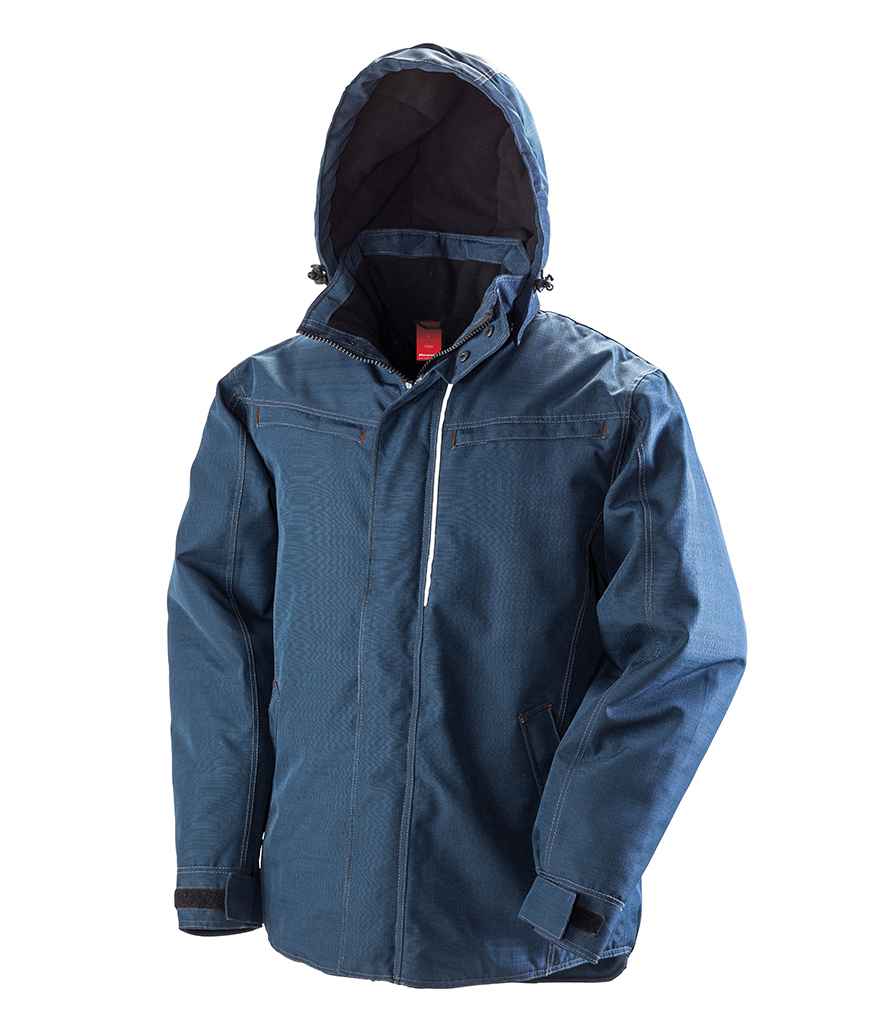 Result Work-Guard Denim Texture Rugged Jacket RS326