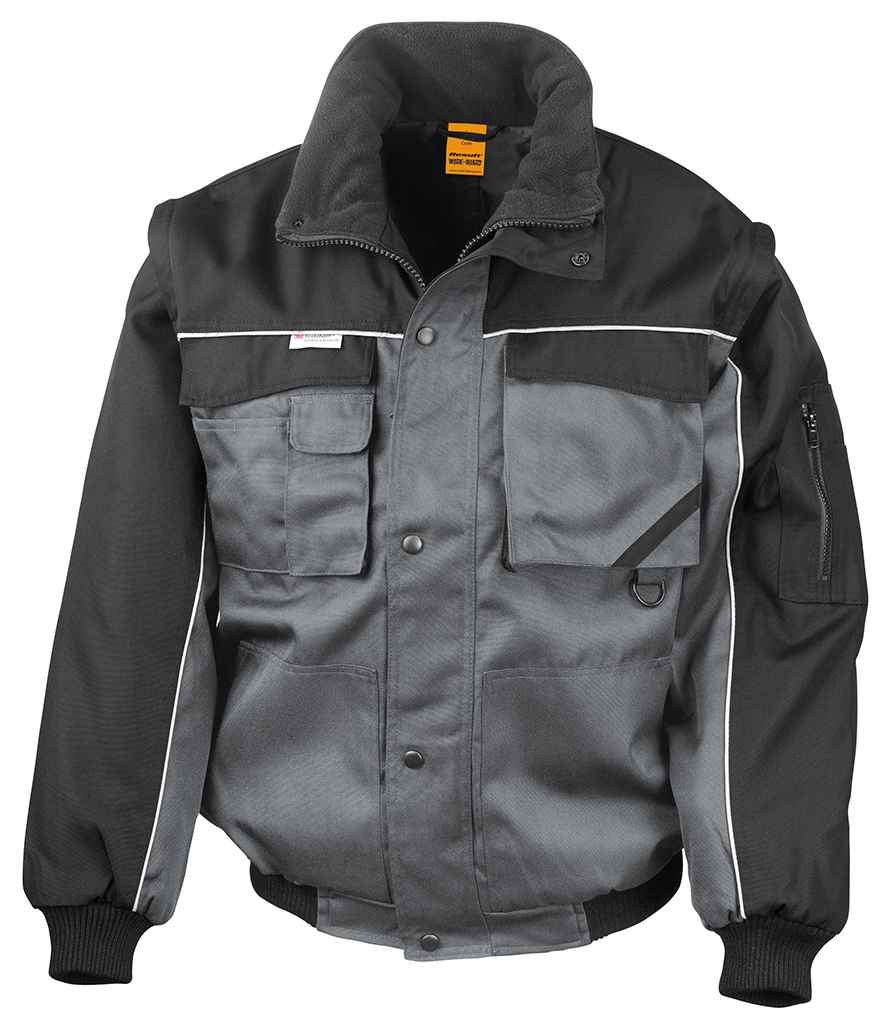 Result Work-Guard Zip Sleeve Heavy Duty Jacket RS71