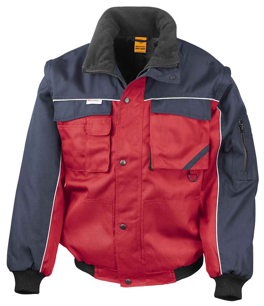 Result Work-Guard Zip Sleeve Heavy Duty Jacket RS71