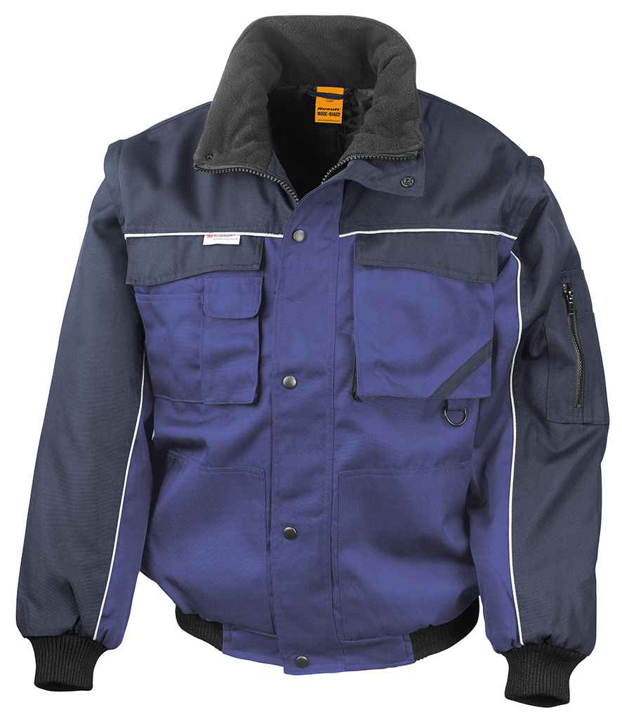 Result Work-Guard Zip Sleeve Heavy Duty Jacket RS71