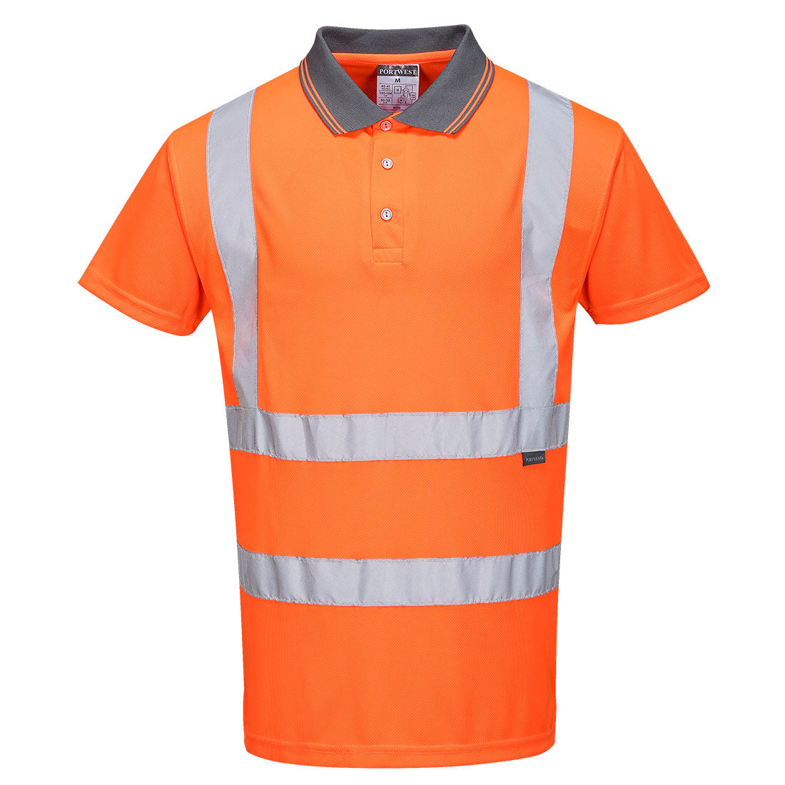 Portwest Hi-Vis Short Sleeved Polo RIS RT22