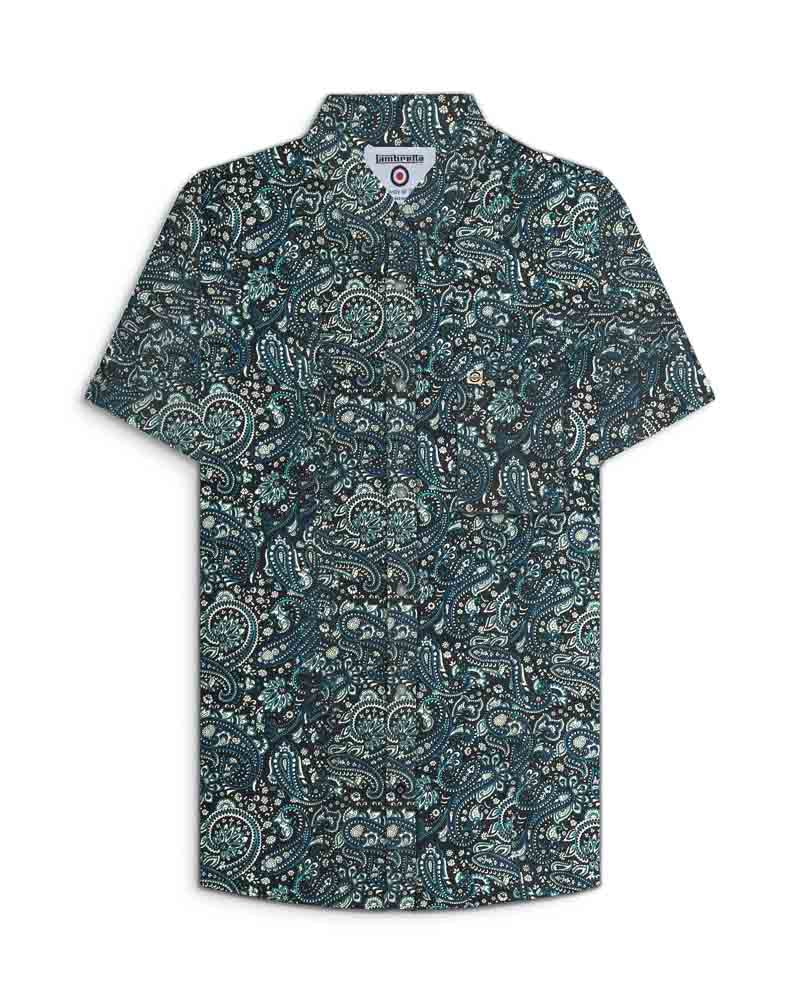 Lambretta S/S Paisley Shirt RWIS1471