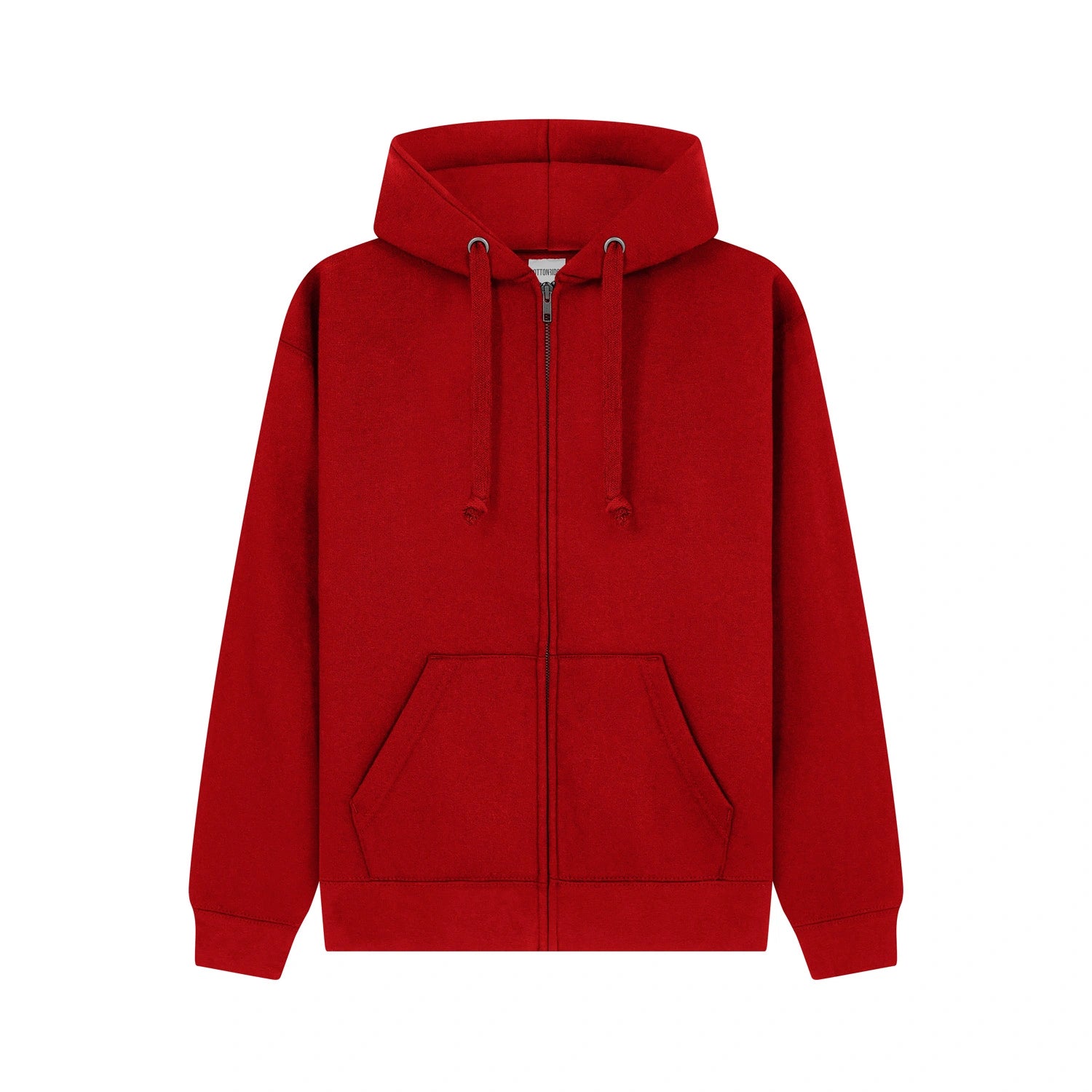 Cotton Ridge - Cassini Premium Zip Hoodie - Red
