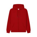 Cotton Ridge - Nebula Soft Touch Zip Hoodie - Red