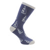 Yacht Socks – Blue and Grey Combed Cotton by Dalaco