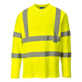 Portwest Hi-Vis Long Sleeved T-Shirt S278