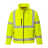 Portwest Hi-Vis Classic Softshell Jacket Coat (3L) S424
