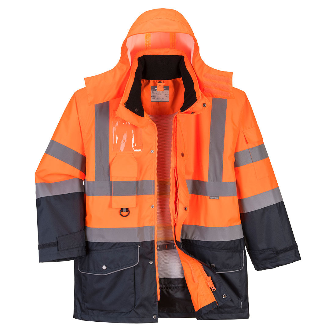 Portwest Hi-Vis 7-in-1 Contrast Traffic Jacket S426