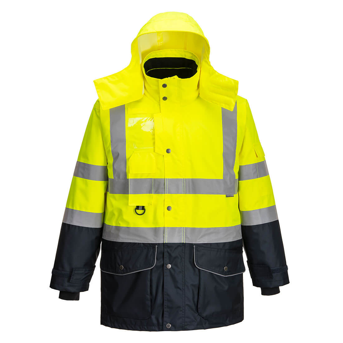 Portwest Hi-Vis 7-in-1 Contrast Traffic Jacket S426