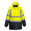 Portwest Hi-Vis 7-in-1 Contrast Traffic Jacket S426