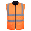 Portwest Hi-Vis Reversible Bodywarmer S469