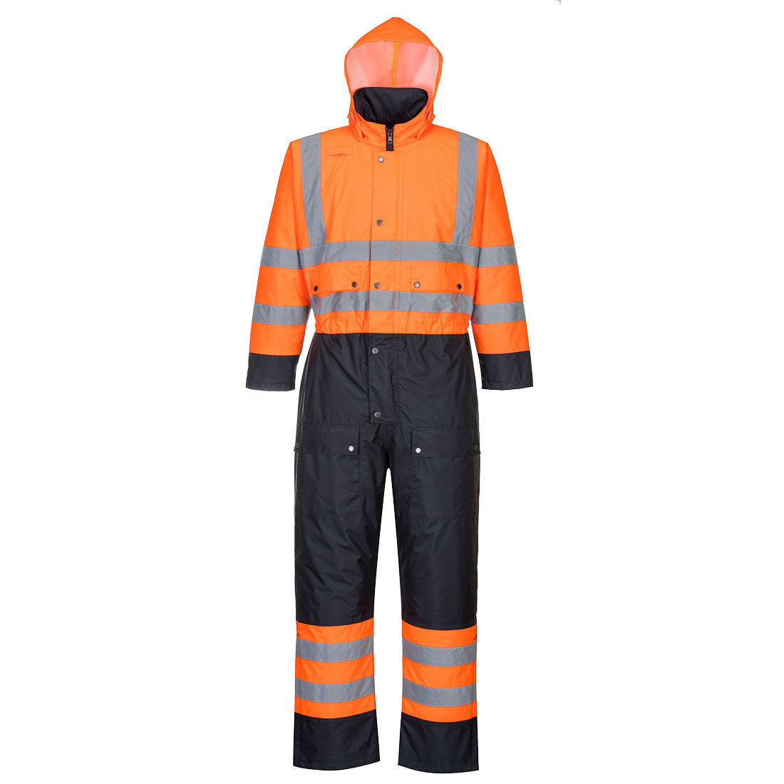 Portwest Hi-Vis Contrast Coverall - Lined S485