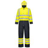 Portwest Hi-Vis Contrast Coverall - Lined S485