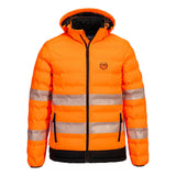 Portwest Hi-Vis Ultrasonic Heated Tunnel Jacket S548