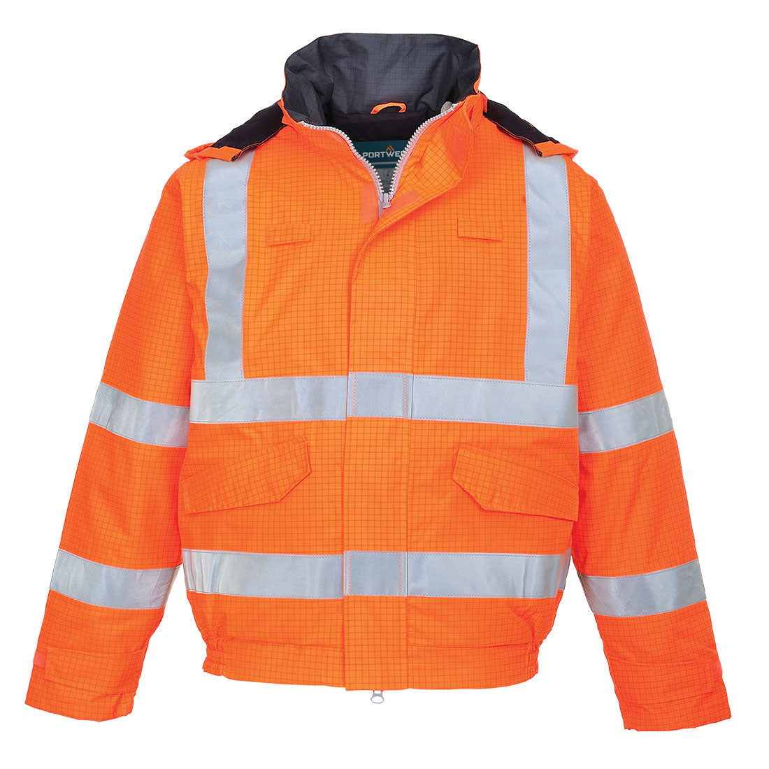 Portwest Bizflame Rain Hi-Vis Antistatic FR Bomber Jacket S773