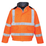 Portwest Bizflame Rain Hi-Vis Antistatic FR Bomber Jacket S773