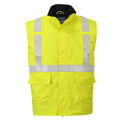 Portwest Bizflame Hi Vis Antistatic FR Bodywarmer S776