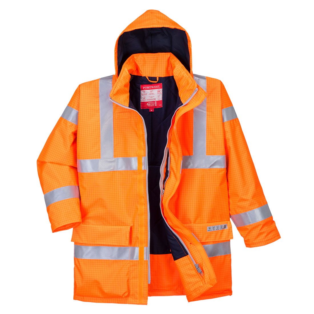 Portwest Bizflame Rain Hi-Vis Antistatic FR Jacket S778