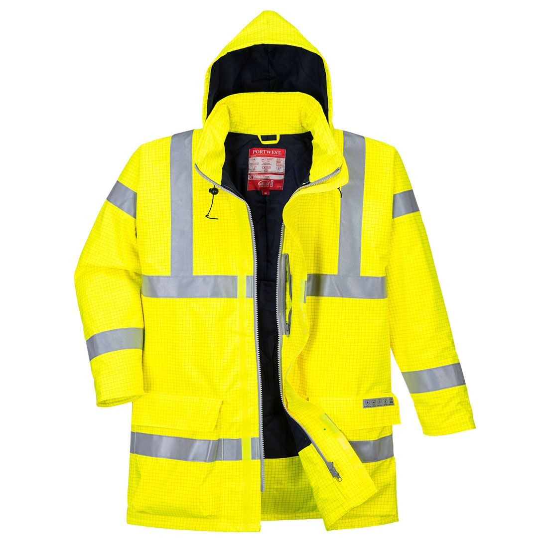 Portwest Bizflame Rain Hi-Vis Antistatic FR Jacket S778